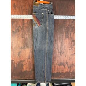 Notorious B.I.G‎ BIG Denim Jeans Wide Leg Vintage Y2K Hip Hop Skater Mens 40x32